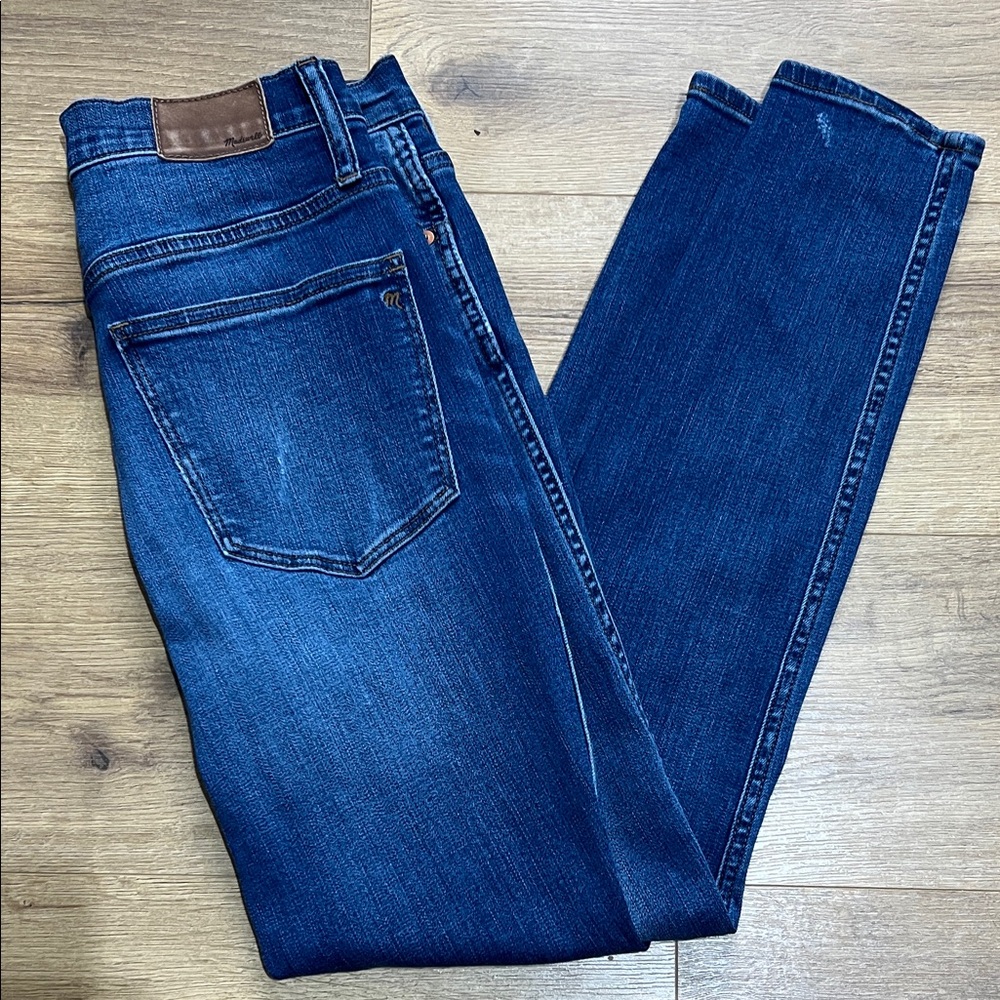 Madewell High-Rise Skinny Women's Jeans in Deep Indigo Blue